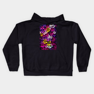 Bright Flower Field: Eco-Friendly Designs for a Green Future Kids Hoodie